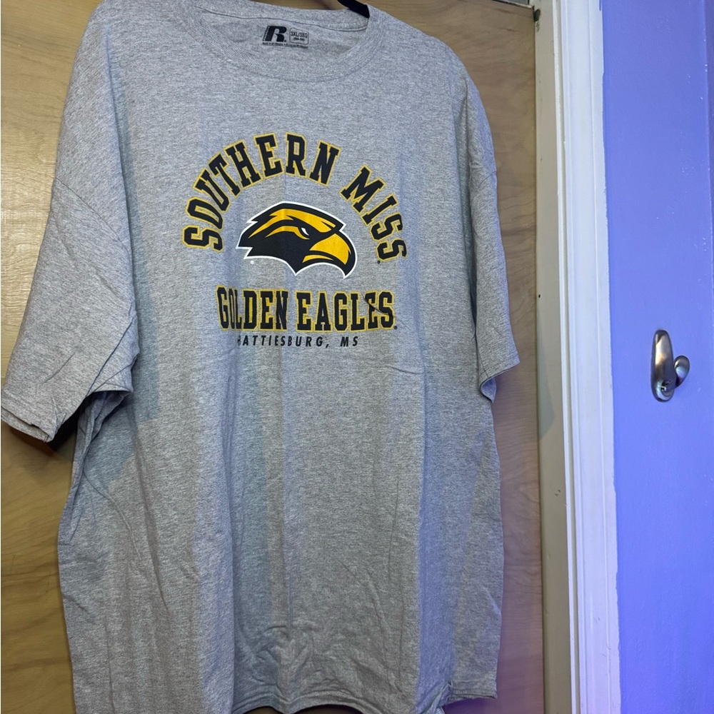 Russell Athletic Gray Southern Miss Golden Eagles Tee